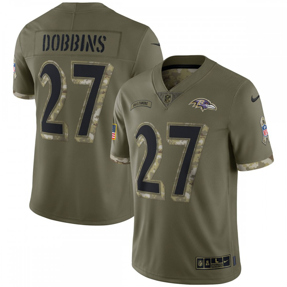 J.K. Dobbins Baltimore Ravens Nike 2022 Salute To Service Limited Jersey - Olive-Profan Arena
